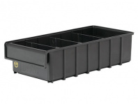 Ящик пластиковый Практик ESD 400x185x100 — габариты 100х185х400 мм