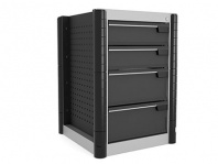 Инструментальная тумба Profi M-4 — габариты 840х608х642 мм, 4