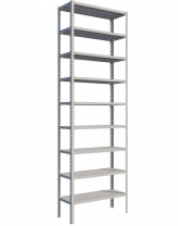 Стеллаж металлический MS Strong 2750х1500х500 9 полок — габариты 2750х1500х500 мм, нагрузка 750 кг